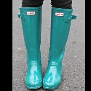 Iconic Hunter Wellington Gloss rainboots